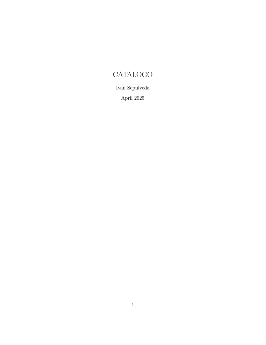 CATALOGO